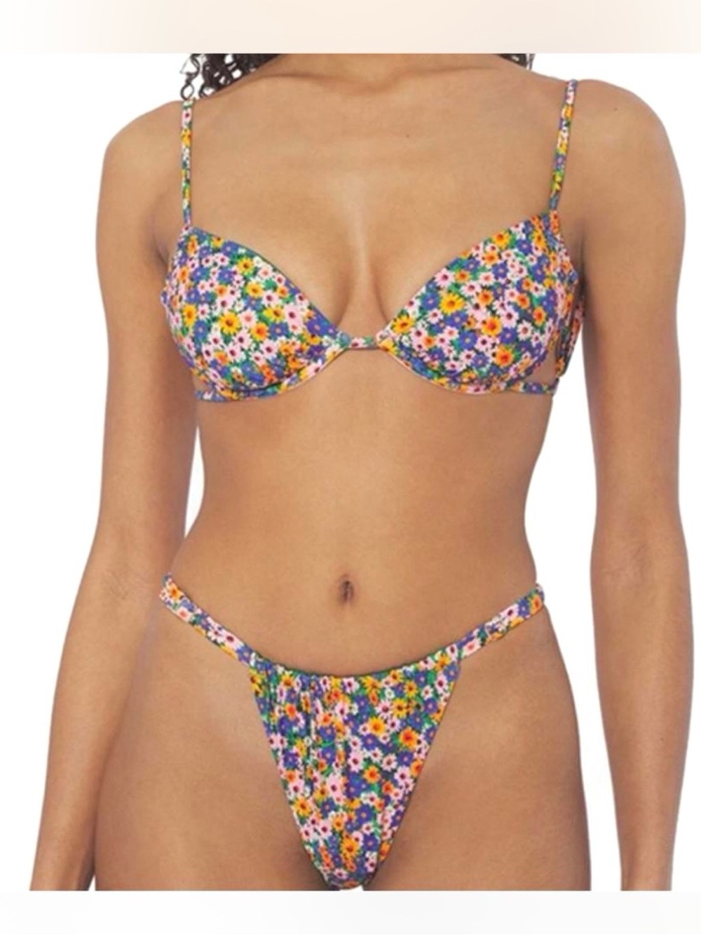NWT WeWoreWhat Floral Bikini, M